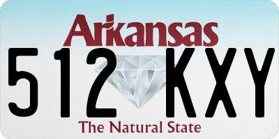 AR license plate 512KXY