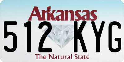 AR license plate 512KYG