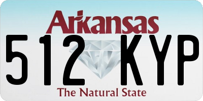 AR license plate 512KYP