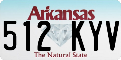 AR license plate 512KYV