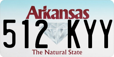AR license plate 512KYY