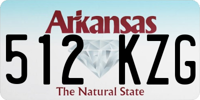 AR license plate 512KZG