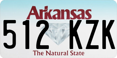 AR license plate 512KZK