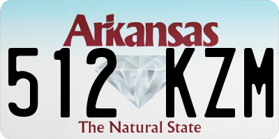 AR license plate 512KZM