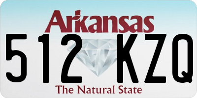 AR license plate 512KZQ