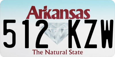 AR license plate 512KZW