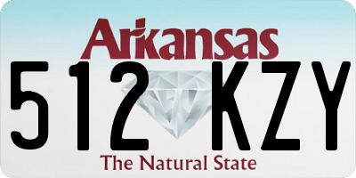 AR license plate 512KZY