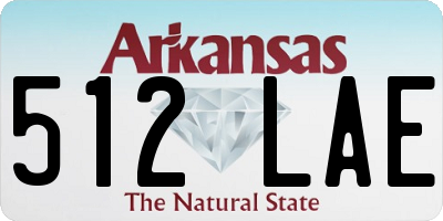 AR license plate 512LAE