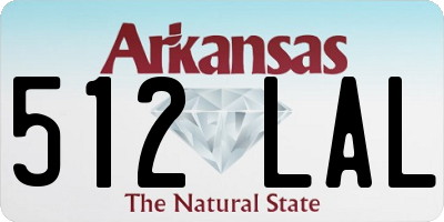 AR license plate 512LAL