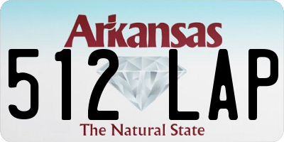 AR license plate 512LAP