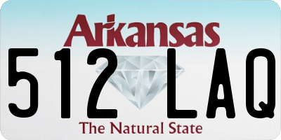 AR license plate 512LAQ