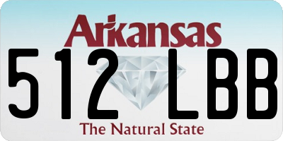 AR license plate 512LBB