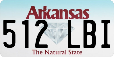 AR license plate 512LBI