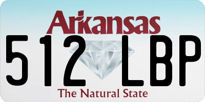 AR license plate 512LBP