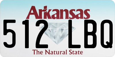 AR license plate 512LBQ
