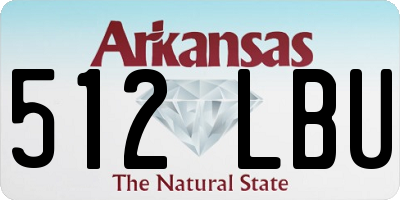 AR license plate 512LBU
