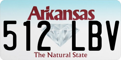 AR license plate 512LBV