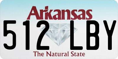 AR license plate 512LBY