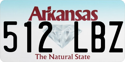 AR license plate 512LBZ