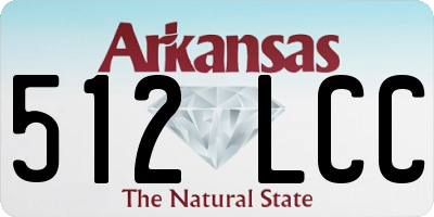 AR license plate 512LCC