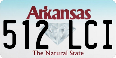 AR license plate 512LCI