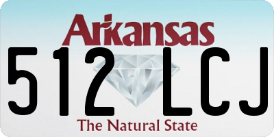 AR license plate 512LCJ