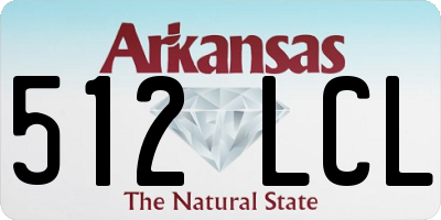 AR license plate 512LCL
