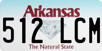 AR license plate 512LCM