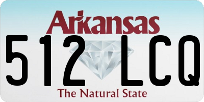AR license plate 512LCQ