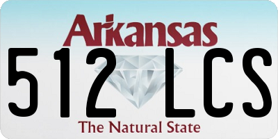 AR license plate 512LCS