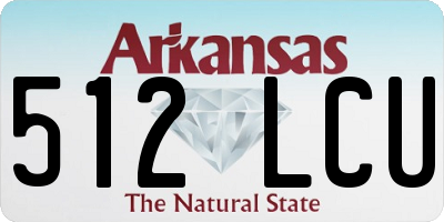 AR license plate 512LCU