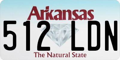 AR license plate 512LDN
