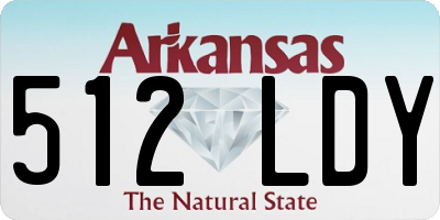 AR license plate 512LDY