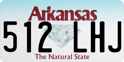 AR license plate 512LHJ