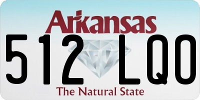 AR license plate 512LQO