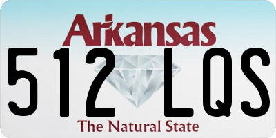 AR license plate 512LQS