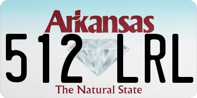 AR license plate 512LRL