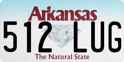 AR license plate 512LUG