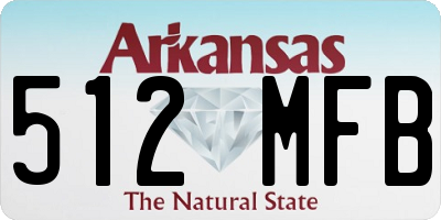 AR license plate 512MFB