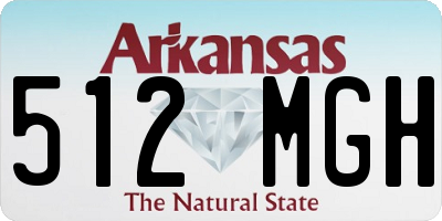 AR license plate 512MGH