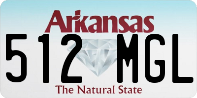 AR license plate 512MGL