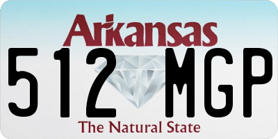 AR license plate 512MGP