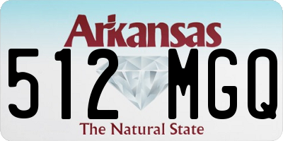 AR license plate 512MGQ