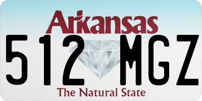 AR license plate 512MGZ