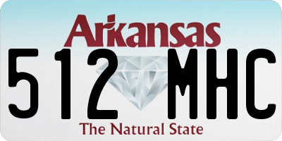 AR license plate 512MHC