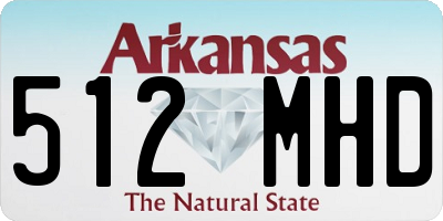 AR license plate 512MHD