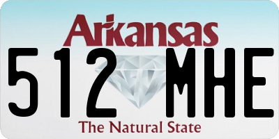 AR license plate 512MHE