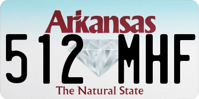 AR license plate 512MHF