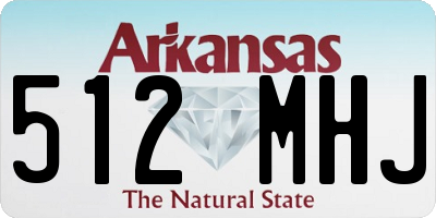 AR license plate 512MHJ