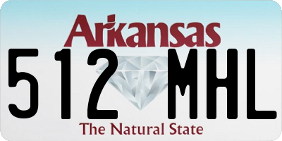 AR license plate 512MHL